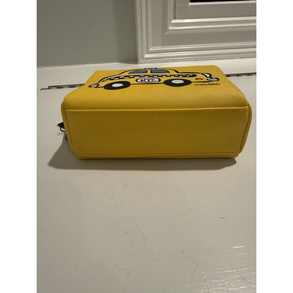 NWT Marc Tetro NYC Taxi Cosmetic Bag Pouch Yellow 7"x5"x3" [jb] - Picture 6 of 8